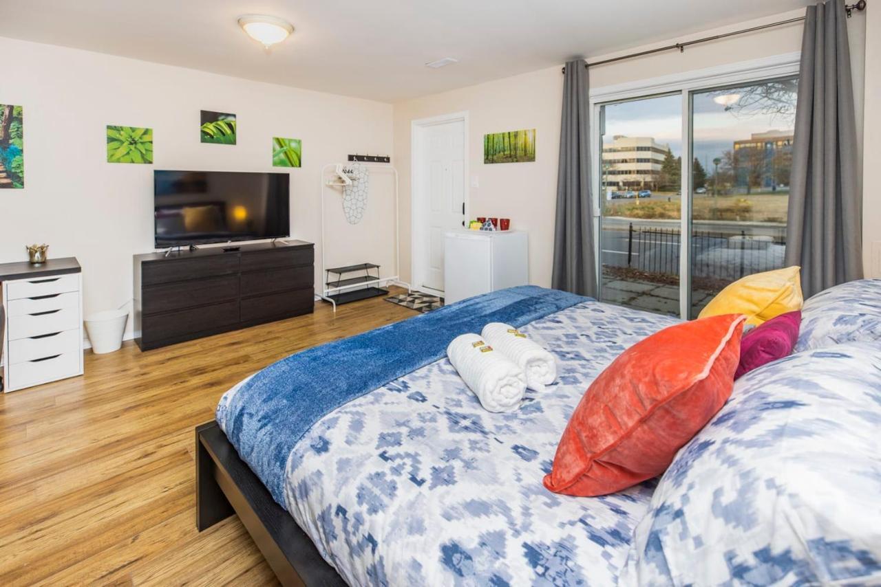 Modern Studio W King Bed - Central Ottawa Exterior foto